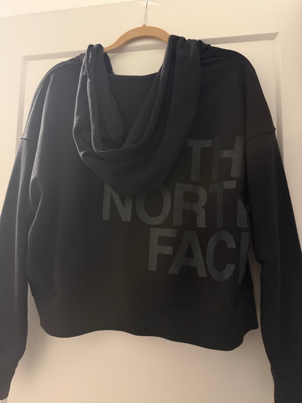The North Face Women's Black Zip Hoodie Bomber Jacket